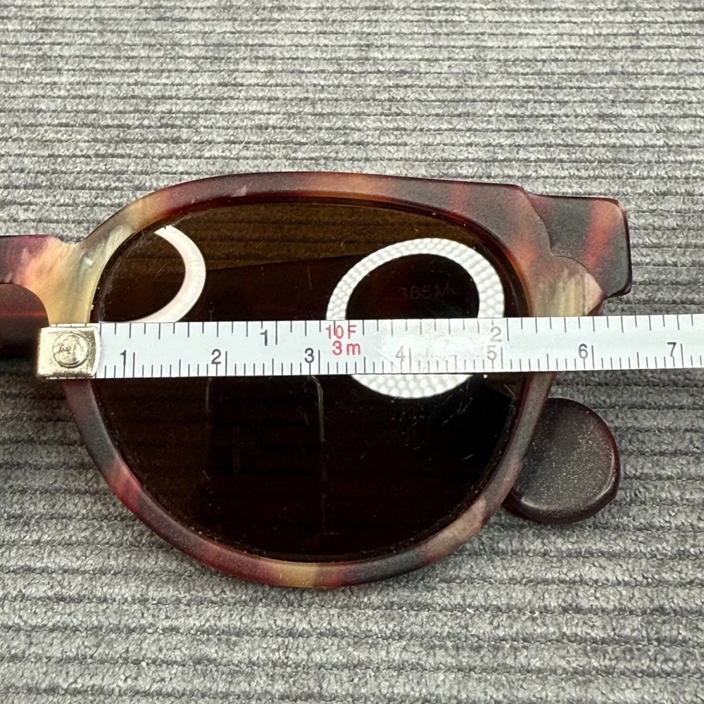 l.a.Eyeworks Jake 385M Y2K Sunglasses Tortoise Red Orange Purple Handcrafted VTG